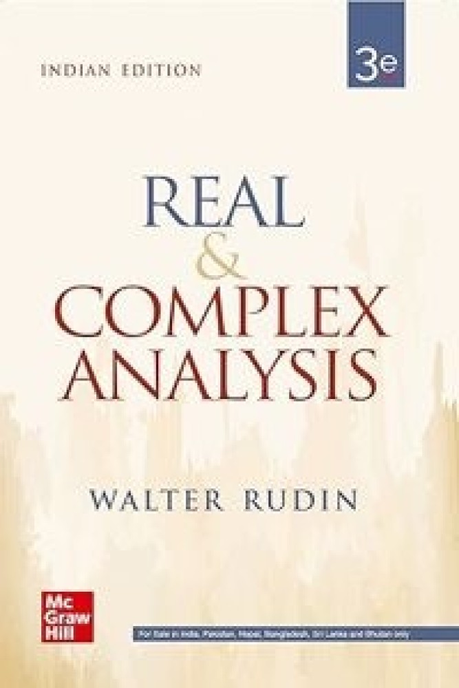 Real and Complex Analysis | 3rd Edition (Paperback) | Released: 25 Sep 2023